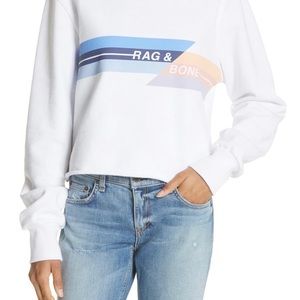Rag and Bone cropped sweatshirt